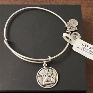 Alex and Ani Silver Cherub Bracelet NWT
